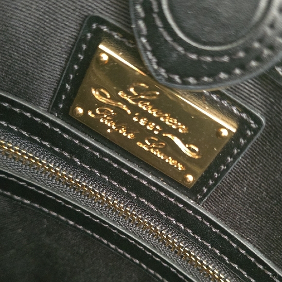 Ralph Lauren Leopard Print Satchel - Black and Tan - Picture 9 of 9